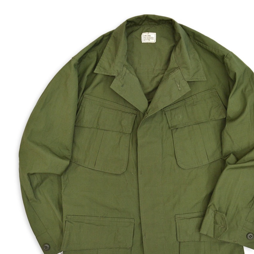 1970's DEADSTOCK USARMY JUNGLE FATIGUE JACKET...X-SMALL-SHORT
