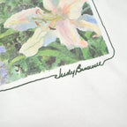 1990's Judy Buswell FLOWER ART PRINT L/S T-SHIRT ... Fits like XL