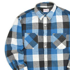 1970's~ BIGMAC BLOCK PLAID FLANNEL SHIRT... LARGE
