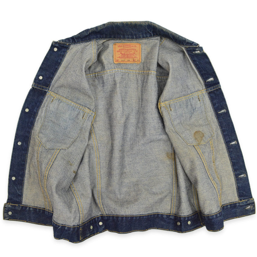 1960's LEVI'S 557XX CUT OFF DENIM VEST... 40