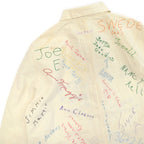 1930's~ SEWN SIGNATURES MEMORIAL JACKET...