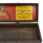 c.1920's BUFFUM TOOL CO. ENGINEERS WOOD TOOL BOX スワスティカ ...