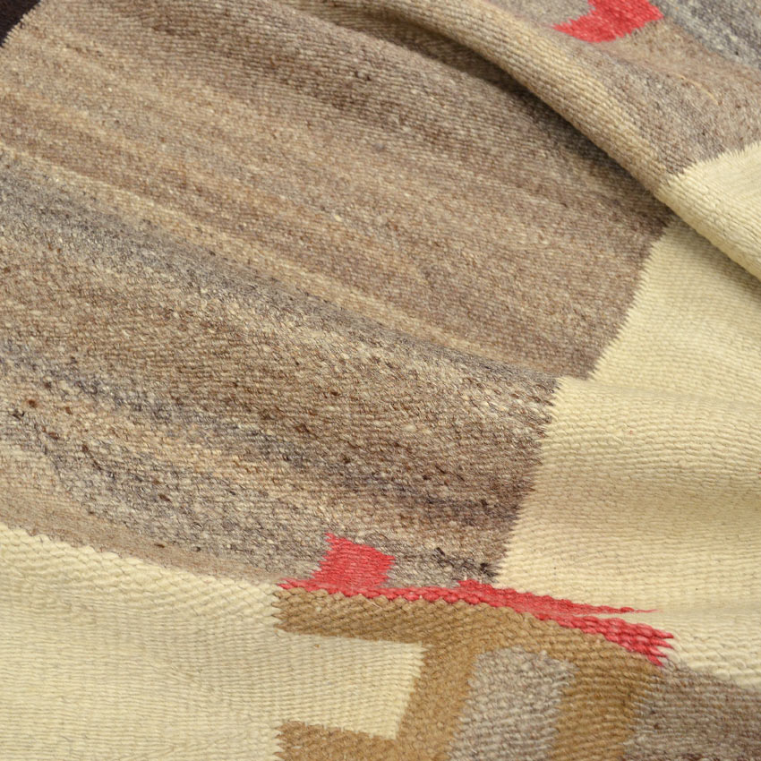 c.1930's NAVAJO RUG 卍 WHIRLING LOGS SWASTIKA... 147cm×86cm
