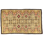 c.1920's J.B.MOORE CRYSTAL LATTICE NAVAJO RUG ... 214cm×125cm