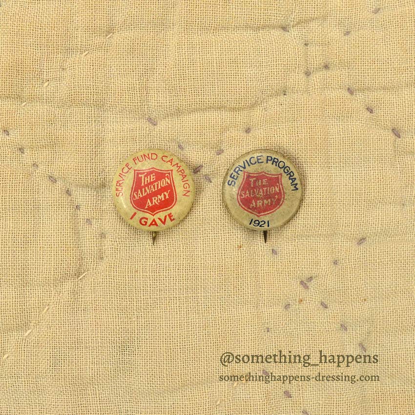 1910's〜 THE SALVATION ARMY PINBACK 2個セット ...