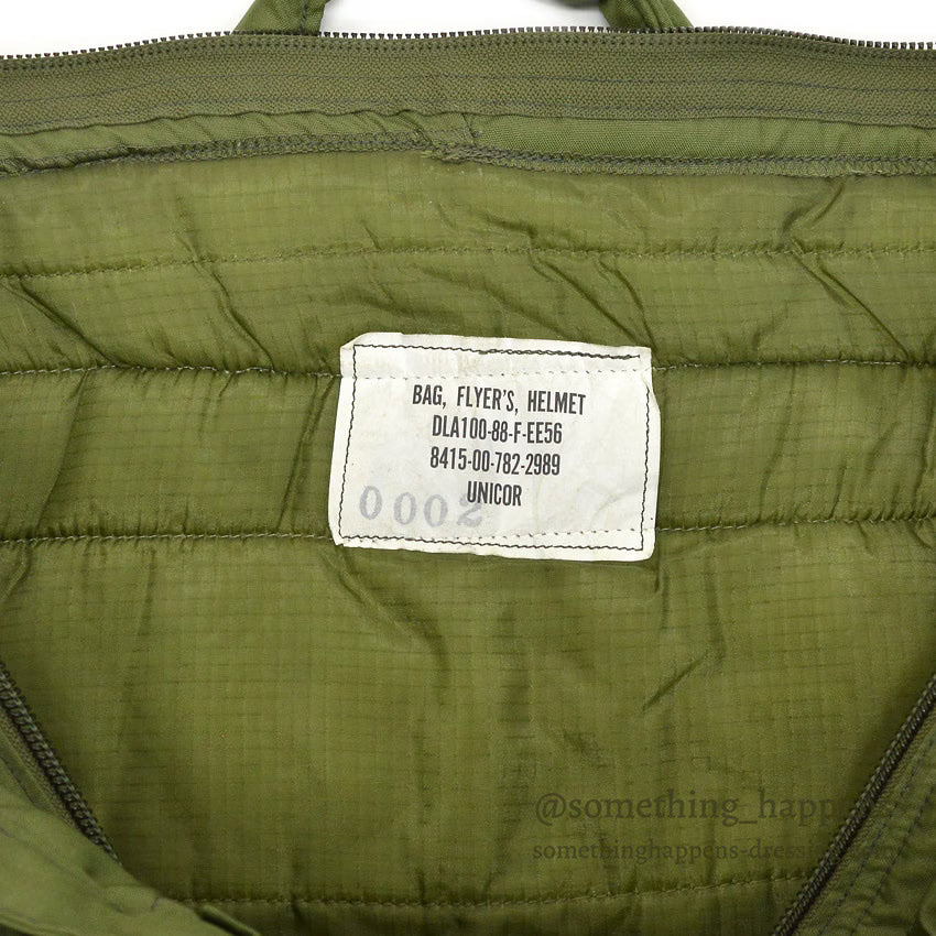 1980's USAF BAG, FLYER'S, HELMET STENCIL...