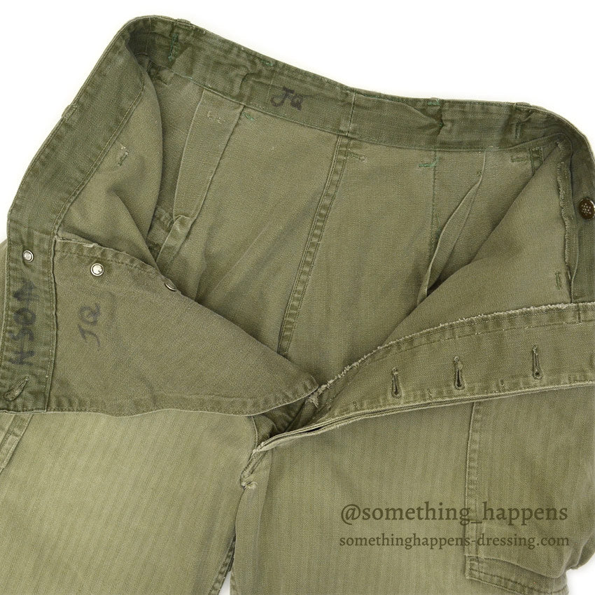 1940's U.S.ARMY WW2 M-43 HBT PANTS ... W29 L31