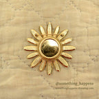 OLD FLOWER & SUN PINS ...