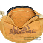 〜1970's FLINT JOURNAL CANVAS NEWS PAPER BAG ...