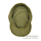 1940's~ USARMY HBT CAP WITH HAND PAINT... AS IS