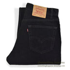 2000's Levi's 505 BLACK DENIM PANTS Made in USA... W34 L32
