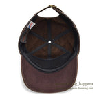 1980's ADVENTURE BOUND DARK BROWN LEATHER CAP...