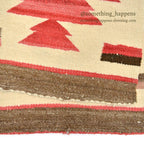 c.1940's NAVAJO RUG DIAMONDS PATTERN...94cm×42cm
