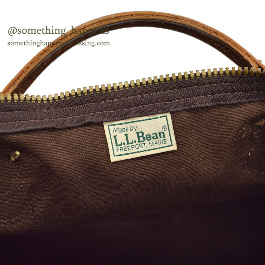 1980's DEADSTOCK L.L.BEAN DUFFLE BAG WITH ORIGINAL STRAP ...