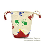 1990's~ LLBEAN BOAT AND TOTE BLUE COLORFUL PAINT... LARGE