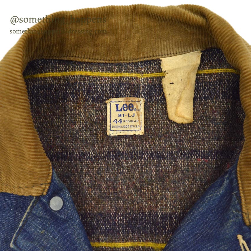 1960's Lee 81-LJ DENIM COVERALL BLANKET... 44