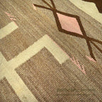 c.1920's J.B.MOORE SWASTIKA CRYSTAL STORM PATTERN NAVAJO RUG... 171cm×91cm
