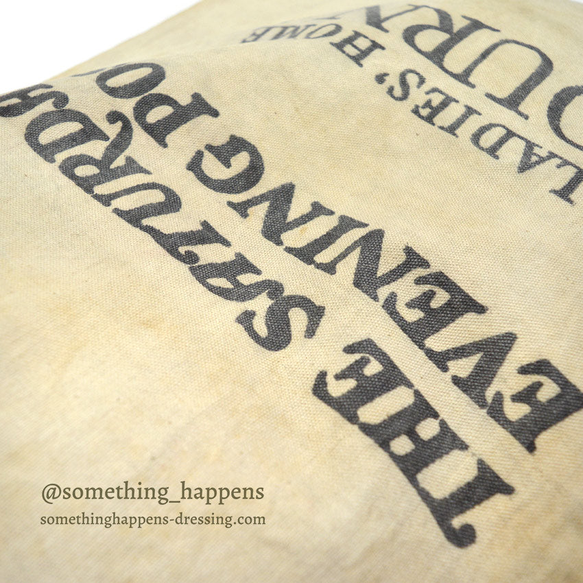 OLD THE SATURDAY EVENING POST DELIVERY BAG...