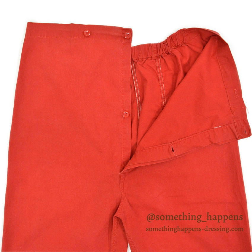 1950's BRENT RYU EMBROIDERY PAJAMAS SHIRT & PANTS...