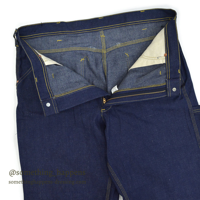 1960's~ DEADSTOCK Lee 191-Z JELT DENIM PAINTER PANTS... W38 L29