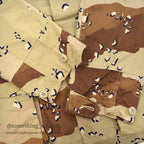 1980's DEADSTOCK USARMY COAT, COMBAT, CAMO DESERT... SMALL-X SHORT