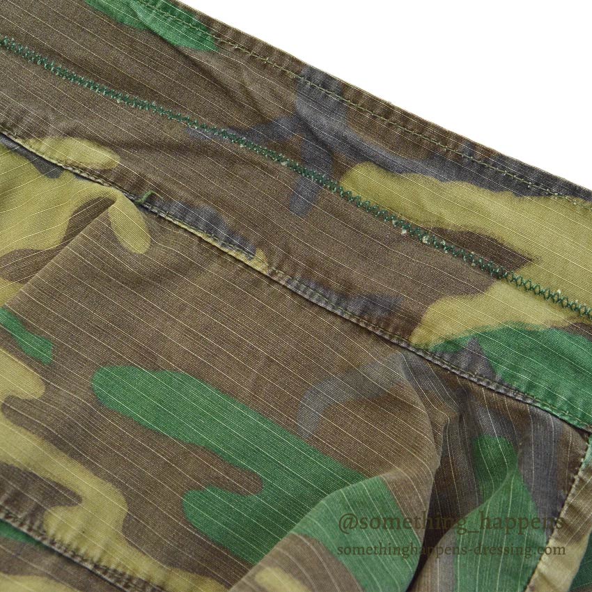 1960's USARMY ERDL JUNGLE FATIGUE JACKET MIX LEAF... SR