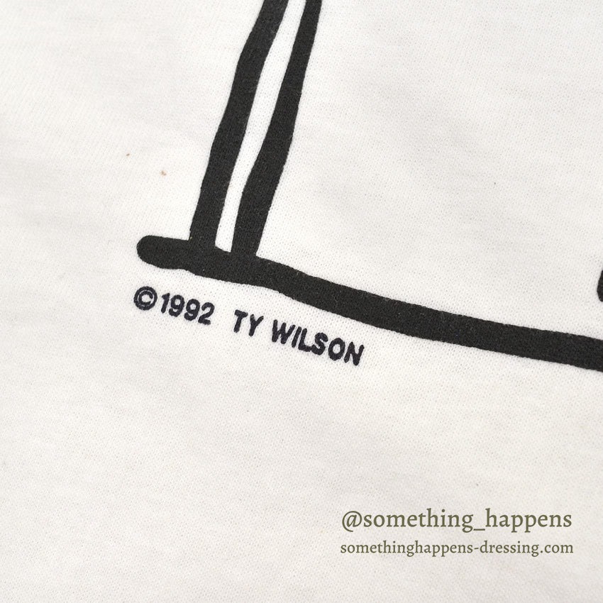 1990's DEADSTOCK TY WILSON ART 2 WEAR T-SHIRT ... XL