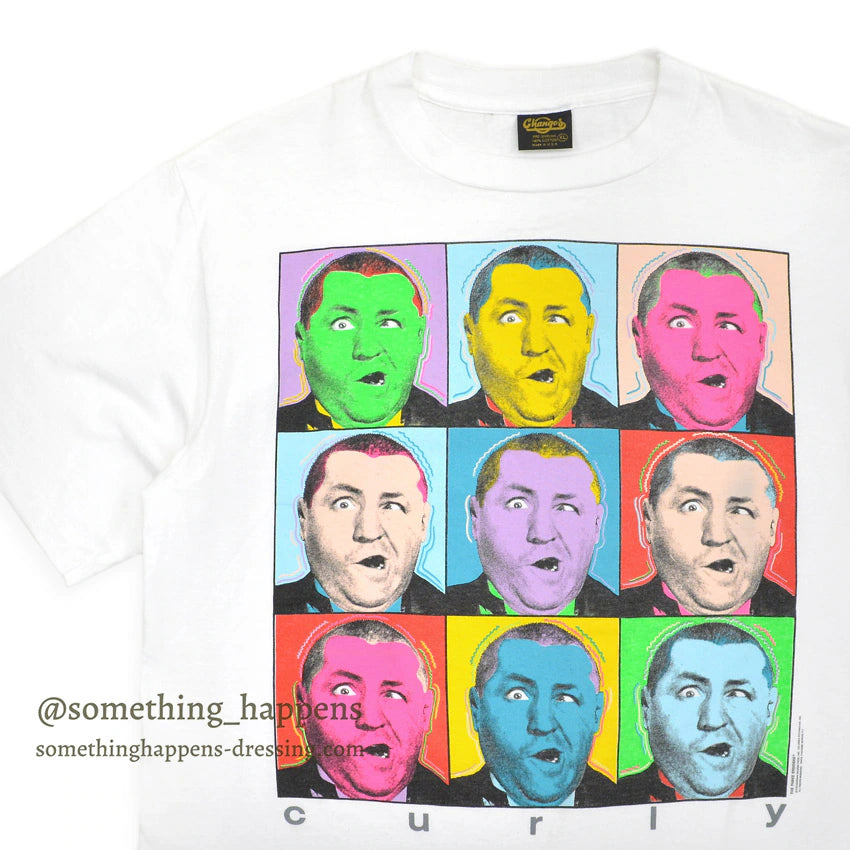 1990's CHANGES CURLY Andy Warhol PRINT T-SHIRT ... XL