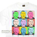 1990's CHANGES CURLY Andy Warhol PRINT T-SHIRT ... XL