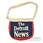 1960's~ The Detroit News NEWS PAPER BAG... SMALL