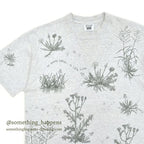 1990's REL-E-VANT PRODUCTS WEEDS PRINT T-SHIRT ... XL