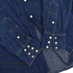 1950's Lee DENIM WESTERN SHIRT... 16 MEDIUM