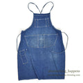 ~1960's WHITE DUCK BRAND DENIM APRON...