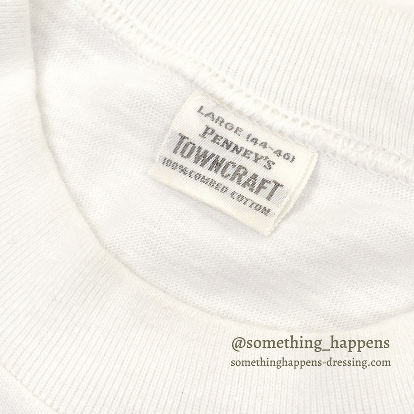 1960's TOWNCRAFT PENNEYS PLAIN T-SHIRT ... L