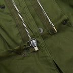 1960s Deadstock US Army Parka, Men's, M-65, Aluminum Zipper... Medium