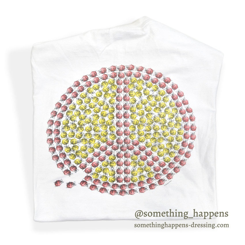1990's AAA LADYBUGS PEACE ART PRINT T-SHIRT ... XXL