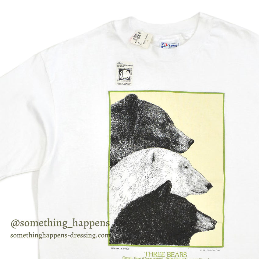 1980's DEADSTOCK HANES THREE BEARS T-SHIRT...L