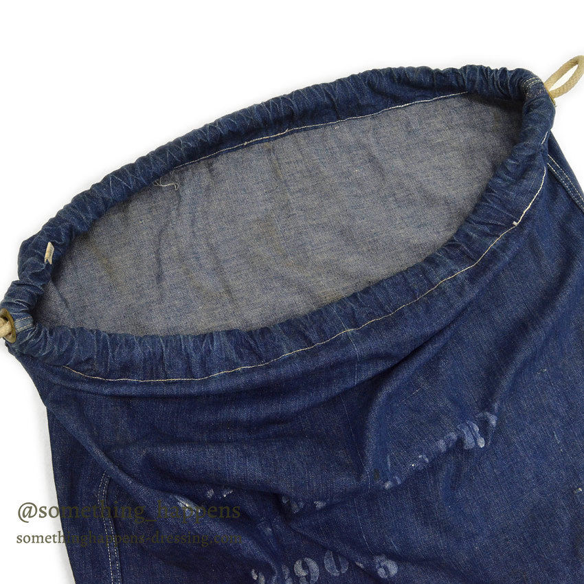 1940's U.S.ARMY WW2 DENIM LAUNDRY BAG STENCIL ...