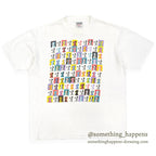 1990's ONEITA DALMATIANS Andy Warhol PRINT T-SHIRT... XL