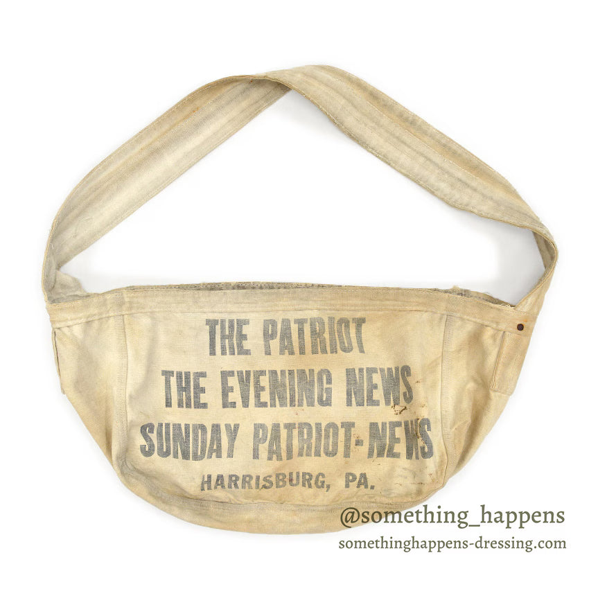 1950's〜 'SUNDAY PATRIOT-NEWS' NEWS PAPER BAG ...