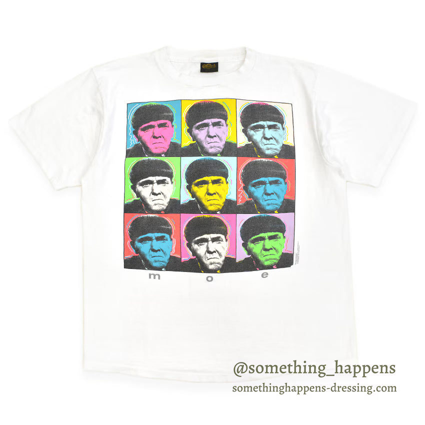 1990's MOE Andy Warhol PRINT T-SHIRT...XL