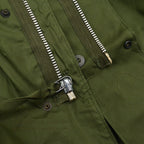 1960s Deadstock US Army Parka, Men's, M-65, Aluminum Zipper, Full Set... Medium
