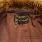1940's U.S.NAVY M-422A FLIGHT JACKET WILLIS AND GEIGER INC. ... 38