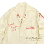 1960's MOUNT SINAI 1963 HAND PAINT ARMY MD DR. COAT ... 44R