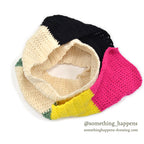 HOME MADE MULTI COLOR HAND KNIT MUFFLER LONG ...