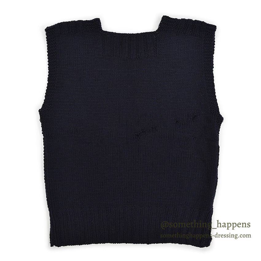 1940's WW2 AMERICAN RED CROSS WOOL KNIT VEST...