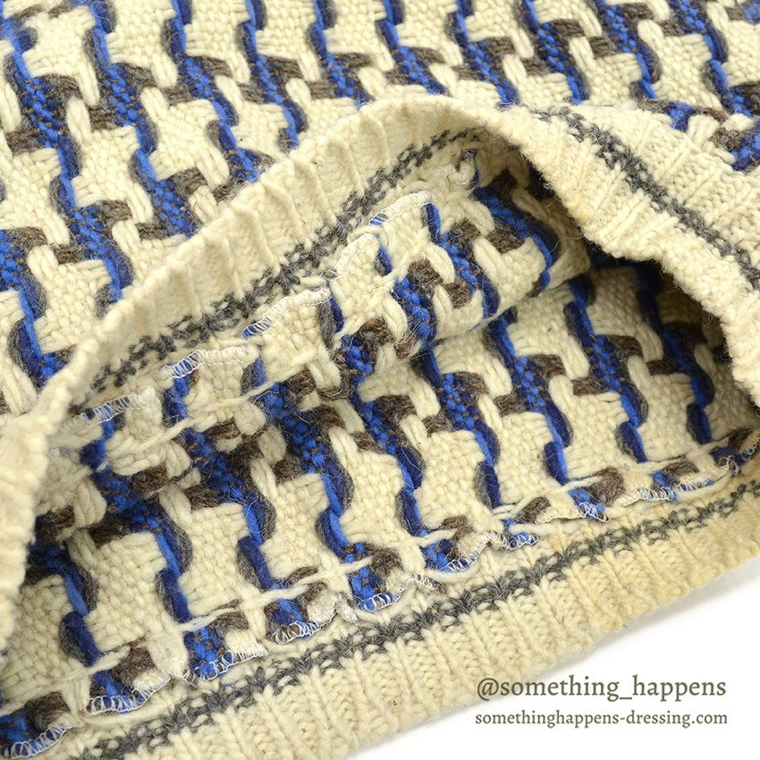 OLD ECUADOR HAND MADE WOOL KNIT SWEATER ...