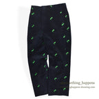 ~1970's DEADSTOCK HICKEY'S WHALE EMBROIDERY CORDUROY PANTS ... W32/L28