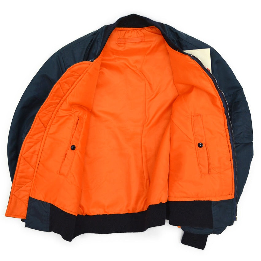 1980's DEADSTOCK I.SPIEWAK & SONS, INC. MA-1 FLIGHT JACKET 2 ... 42