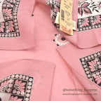 1980's DEADSTOCK BANANA REPUBLIC SAFARI & TRAVEL BANDANA PINK...